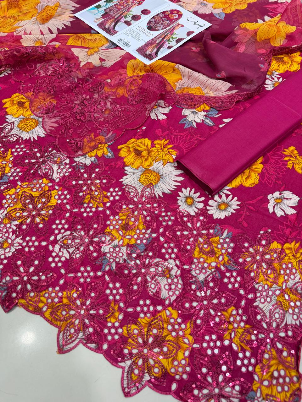 3PC EMBROIREDED SUIT