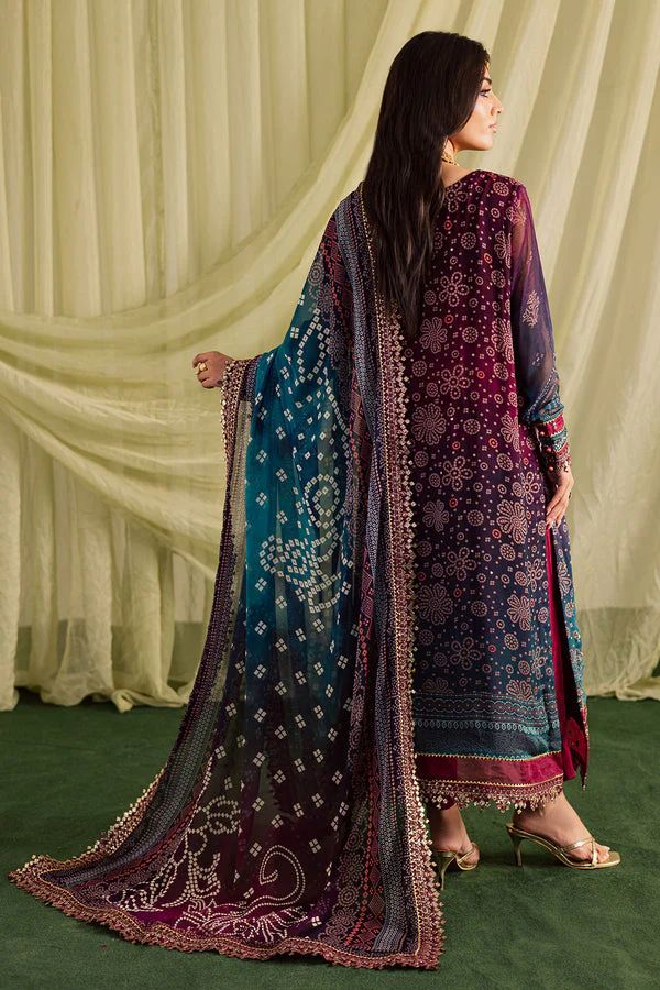 3PC UNSTITCHED EMBROIDERED SUIT