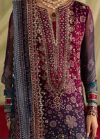 3PC UNSTITCHED EMBROIDERED SUIT