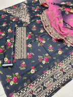 3 PC EMBROIDED SUIT